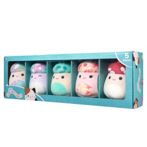 Squishmallows 5-Inch Mushrooms 5-Pack