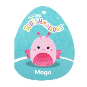 Squishmallows 5-Inch Mogo the Light Pink Velvet Butterfly