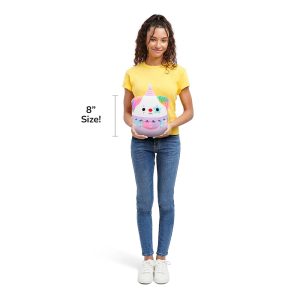 Squishmallows 8-Inch Select Series: X. Axis the Pastel Clown