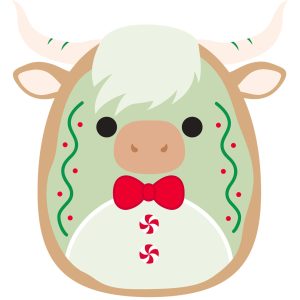 Squishmallows Select Series Iver the Holiday Cookie Highland Cow