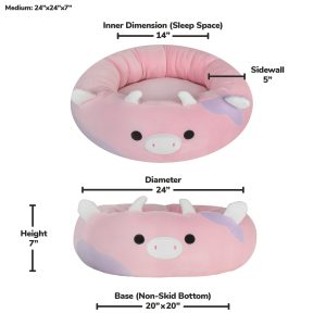 Squishmallows For Pets Patty the Cow Pet Bed
