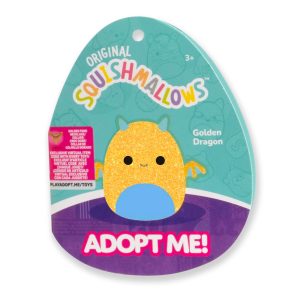 Squishmallows Adopt Me! 8-Inch Golden Dragon Plush