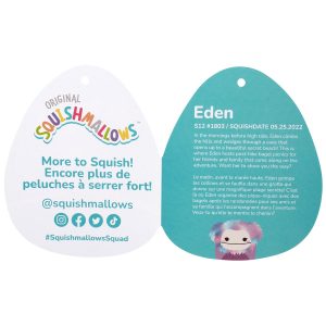 Squishmallows 10-Inch Eden the Purple Bigfoot