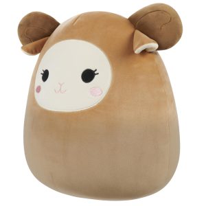 Squishmallows 16-Inch Reggie the Brown Ram