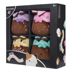 Squishmallows 5-Inch Easter Chocolate Bunny 4-Pack