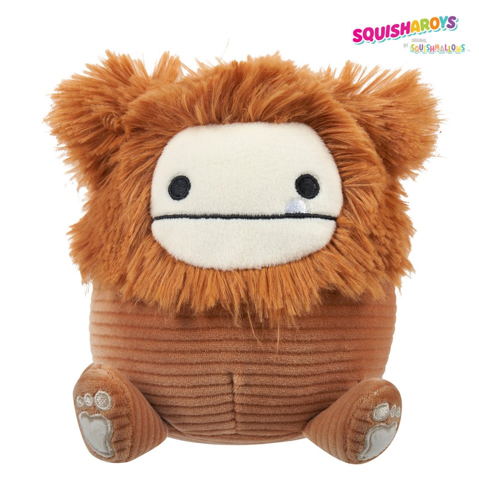 Squishmallows 8-Inch Benny the Brown Corduroy Bigfoot