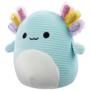 Squishmallows 8-Inch Irina the Teal Corduroy Axolotl