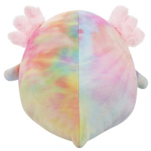 Squishmallows 11-Inch Tinley the Rainbow Tie-Dye Axolotl