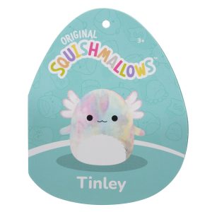 Squishmallows 11-Inch Tinley the Rainbow Tie-Dye Axolotl