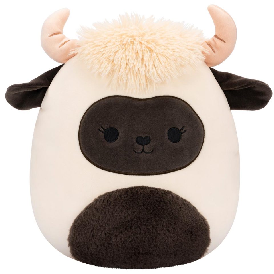 Squishmallows 12-Inch Venus the Blacknose Sheep with Fuzzy Black Belly