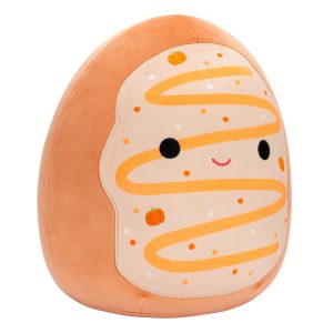 Squishmallows 11-Inch Tadd the Frosted Pumpkin Donut with Orange Drizzle