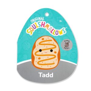Squishmallows 11-Inch Tadd the Frosted Pumpkin Donut with Orange Drizzle