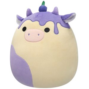 Squishmallows 12-Inch Benito the Blueberry Cheesecake Cow
