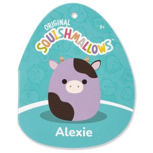 Squishmallows 24-Inch Alexie the Purple and Black Cow
