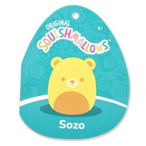 Squishmallows 12-Inch Sozo the Neon Yellow Bear
