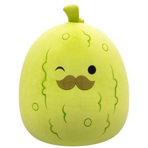 Squishmallows 24-Inch Charles the Pickle with Mustache