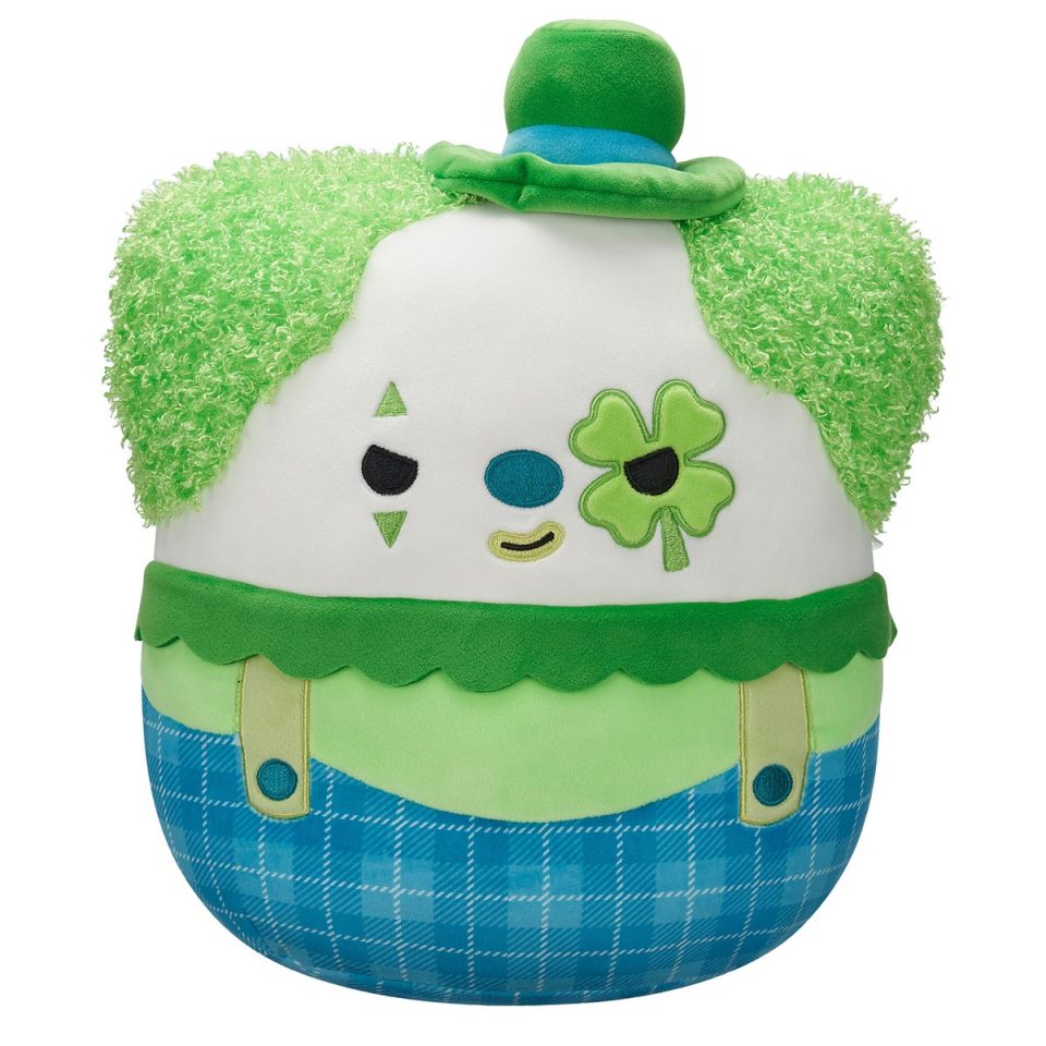 Squishmallows 12-Inch Select Series Mike the St. Patty’s Day Clown