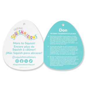 Squishmallows 5-Inch Don the Charcoal Donkey