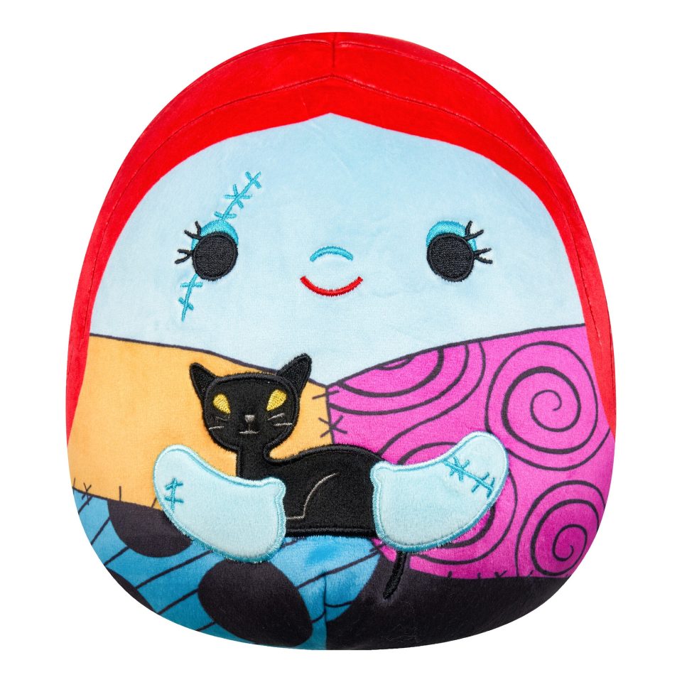 Squishmallows Squishmallows Original Disney 8-Inch Sally Holding Black Cat