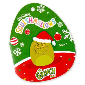 Squishmallows Squishmallows Original Dr. Seuss 8-Inch Grinch in Santa Hat