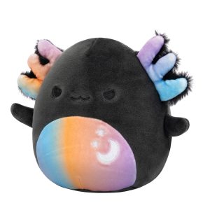 Squishmallows 5-Inch Zanda the Charcoal Grey Celestial Axolotl