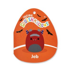 Squishmallows 12-Inch Jeb the Burgundy Monster