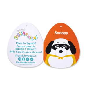 Squishmallows Peanuts 8-Inch Superhero Snoopy Plush