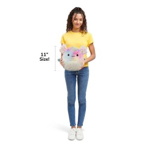 Squishmallows 11-Inch Tinley the Rainbow Tie-Dye Axolotl