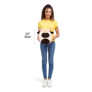 Squishmallows 12-Inch Venus the Blacknose Sheep with Fuzzy Black Belly